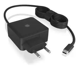 Icy Box IB-PS111-PD schwarz / Ladegerät / 65W / USB-C / 1,5m Kabel