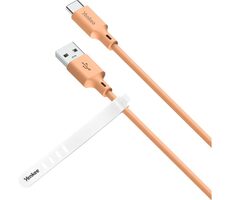 YENKEE YCU 315 OE SILIC Kabel USB-A (M) - USB-C (M) 1,5 m orange / 15 W