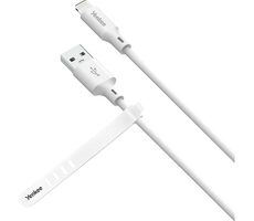 YENKEE YCU 615 WH SILIC-Kabel USB-A (M) - Lightning (M) 1,5 m weiß / 12 W