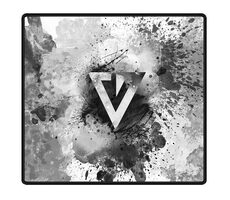 Modecom Volcano Elbrus Hokori grau / Gaming-Mauspad / 437 x 400 x 3 mm