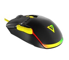 Modecom Volcano Jager schwarz / Gaming-Maus / optisch / 12000 DPI / 6 Tasten / RGB / USB