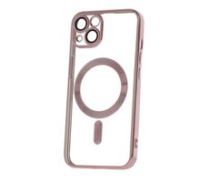 CPA Mag Color Chrome Silikon-TPU-Hülle für Apple iPhone 15 Roségold