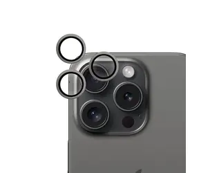 Epico Rückkamera-Schutzglas für Apple iPhone 15 Pro/15 Pro Max Space Black