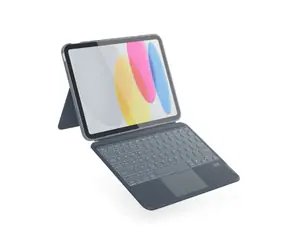 Epico Schutzhülle mit CZ Tastatur für Apple iPad 10,2" grau