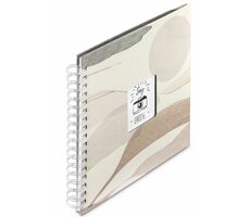 HAMA WATERCOLOR 28x24 cm braun / Klassisches Spiralalbum / 50 Seiten