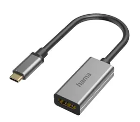 HAMA 200303 Reduktion USB-C (M) - HDMI (F) Silber