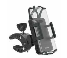 HAMA Strong schwarz / Universeller Fahrrad-Handyhalter / Breite 5-9 cm