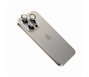 FIXED Schutzbrille für Kameraobjektive Kameraglas für Apple iPhone 15 Pro/15 Pro Max Titan