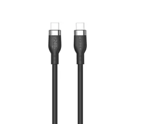 Hyper Ladekabel Silikon 240W USB-C (M) - USB-C (M) 1 m schwarz