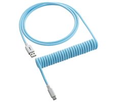 CableMod Classic Spiral- Cable USB-C - USB-A 1,5 m Blueberry Cheesecake/Tastaturkabel