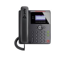 Poly Edge B10 schwarz / VoIP-Telefon / 2,8" LCD / RJ9 / RJ45