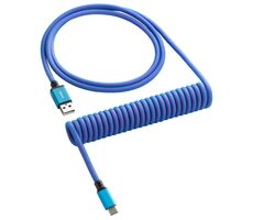 CableMod Classic Spiral- Cable USB-C - USB-A 1,5 m Galaxy Blue / Kabel für Tastatur