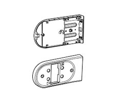 Poly TC10 Weiße Glashalterung / Montage auf Glas / für Poly TC10 