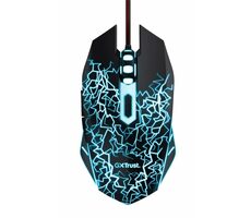 Trust BASICS Gaming & Pad schwarz / Gaming-Maus / optisch / 4000 DPI / 6 Tasten / USB-A
