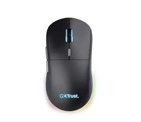 Trust GXT 926 Redex II Schwarz / Kabellose Gaming-Maus / Laser / 10000 DPI / 6 Tasten / USB / RF 2,4 GHz 