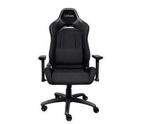 Trust GXT714 Ruya ECO schwarz / Gaming Stuhl / verstellbar / belastbar bis 150 kg / Stoff & Kunstleder