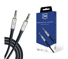 3mk Audiokabel 3,5 mm Klinke - 3,5 mm Klinke schwarz / Länge 1 m
