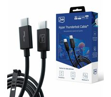 3mk Datenkabel Hyper ThunderBolt 240W schwarz / 8K / USB-C/USB-C-Stecker / Länge 1 m