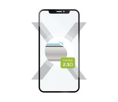 FIXED Full-Cover Schutzglas aus gehärtetem Glas für POCO X6 Neo 5G schwarz / Verklebung über das gesamte Display 