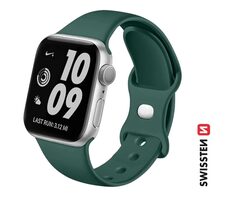 Swissten Silikonarmband für Apple Watch 38/40/41 mm grün
