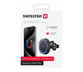 Swissten MagStick COMPACT / Magnethalter für die Autolüftung / Magsafe