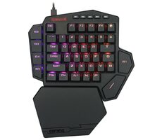 Redragon K585 DITI Blau schwarz / Gaming-Tastatur / mechanisch / Schalter blau / USB / US