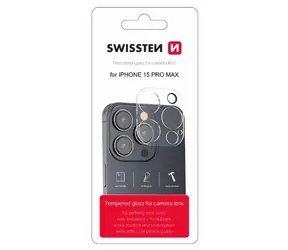 Swissten Kameraobjektiv-Schutzglas für Apple iPhone 15 Pro Max