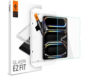 Spigen Glass tR EZ Fit 1 Pack Schutzglas für Apple iPad Pro 12,9" 2024
