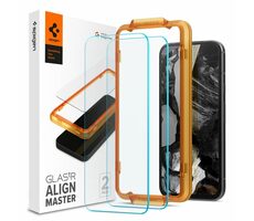 Spigen Glass tR AlignMaster Schutzglas für Google Pixel 8a 2 Stk 