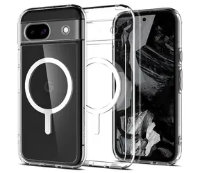 Spigen Ultra Hybrid OneTap Metallring MagSafe Schutzhülle für Google Pixel 8a