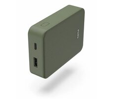 HAMA Color 10 grün / Powerbank / 10000 mAh / 1x USB-C / 1x USB-A / 5V / 3A