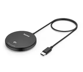 HAMA 201725 Kabelloses Ladegerät Qi2 / Qi 15W / MagSafe