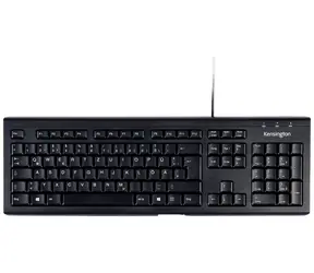 Kensington ValueKeyboard schwarz / Tastatur / USB / DE-Layout / Kabel 1,5m