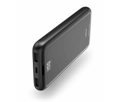 HAMA Performance 10 schwarz / Powerbank / 10000 mAh / 1x USB-C / 2x USB-A / 5V / 3A