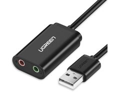 Ugreen US205 USB Externe Soundkarte 0,15 cm schwarz 