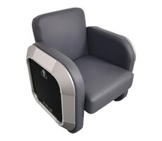 E-BLUE EEC346-11 Gaming Sofa grau / Kunstleder / Belastbarkeit bis 200 kg