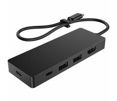 HP USB-C Travel Hub G3 schwarz / USB Hub / 2x USB-A / 2x USB-C / 1x HDMI