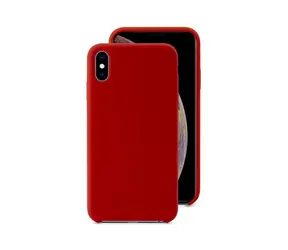 Epico Silikonhülle für Apple iPhone XS Max rot