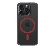 Tactical MagForce Hyperstealth 2.0 Hülle für Apple iPhone 15 Pro Schwarz/Rot