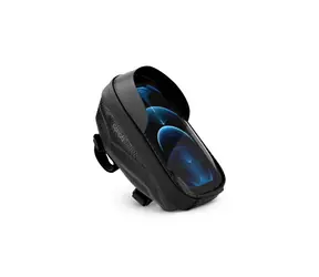 Epico Bicycle Phone Bag Wasserdichte Fahrradtasche für Telefone bis zu 6,5 Zoll, schwarz