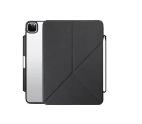 Epico Clear Flip Case Klapphülle für Apple iPad Pro 12,9" (2018/2020/2021/2022) schwarz transparent