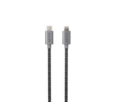 Epico geflochtenes Kabel USB-C auf Lightning 60 W 1,8 m - Space Grau