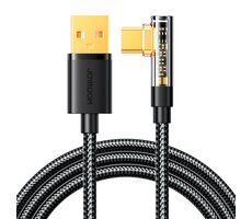 Joyroom S-UC027A6 Winkelladekabel USB-A (M) - USB-C (M) 3A 1,2 m schwarz 