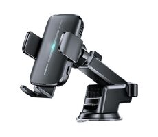 Joyroom JR-ZS245 Schwarz / Auto-Armaturenbrett-Handyhalterung mit induktivem Qi-Ladegerät / 4,7" bis 6,8"