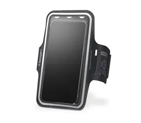 Spigen Dynamic Shield A703 Sport-Handtasche für Smartphones bis 6,9 Zoll, Schwarz