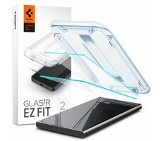 Spigen Glass tR EZ Fit HD Schutzglas für Samsung Galaxy S24 Ultra 2 Stück klar 