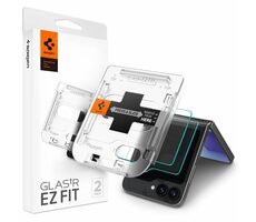 Spigen Glass tR EZ Fit Cover 2er-Pack Schutzglas mit Anwendungstool für Samsung Galaxy Z Flip6 / 2 Stück