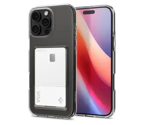 Spigen Crystal Slot Backcover für Apple iPhone 16 Pro Max kristallklar