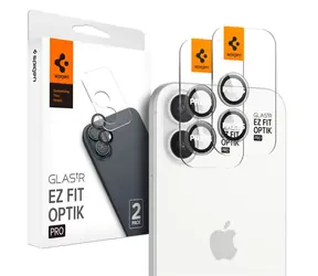 Spigen Glass tR EZ Fit Optik Pro 2er-Pack Kameraschutzglas für Apple iPhone 16 PLUS klar