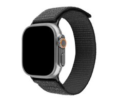 FIXED Nylon-Sportarmband für Apple Watch Ultra 49 mm, dunkelgrau